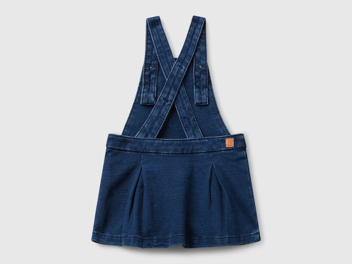 Gonna salopette di jeans