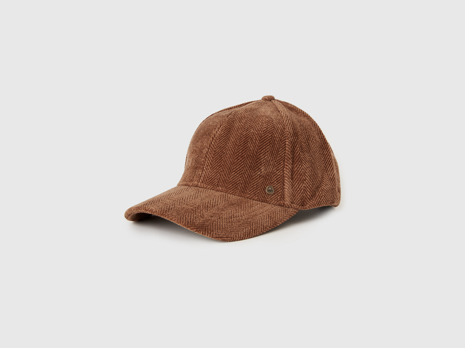 Cappello baseball con motivo a spina da donna cammello | Benetton Outlet
