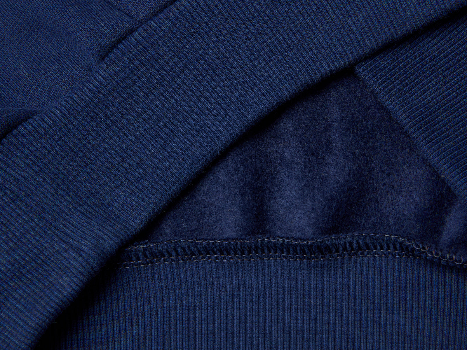 Calda felpa con cappuccio da bambino blu scuro 3 | Benetton Outlet