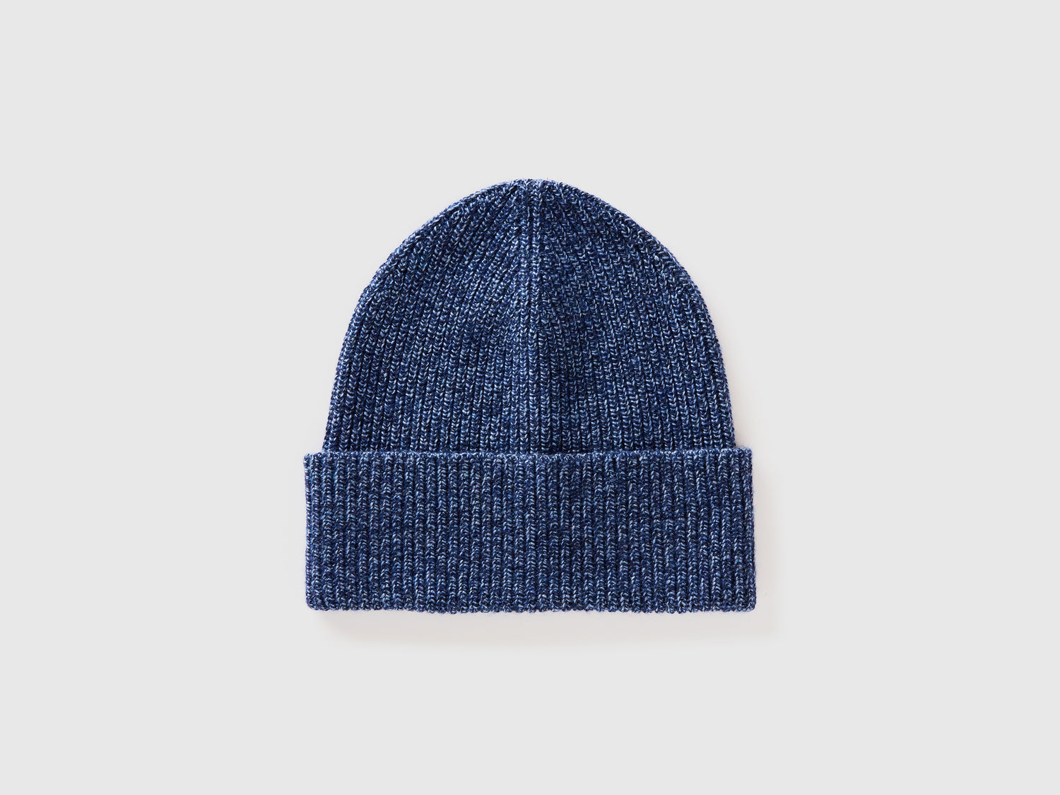 Cappello in misto lana e cashmere da uomo blu | Benetton Outlet