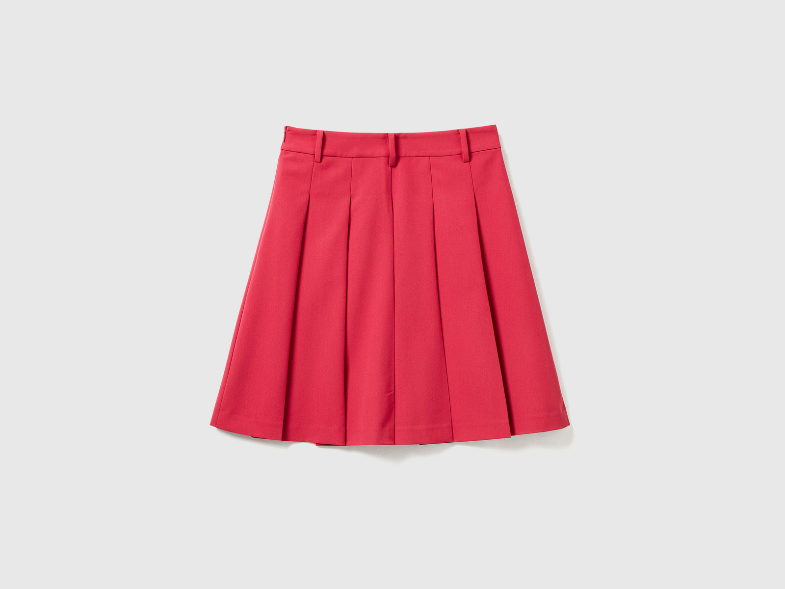 Minigonna con pieghe da donna fragola 2 | Benetton Outlet
