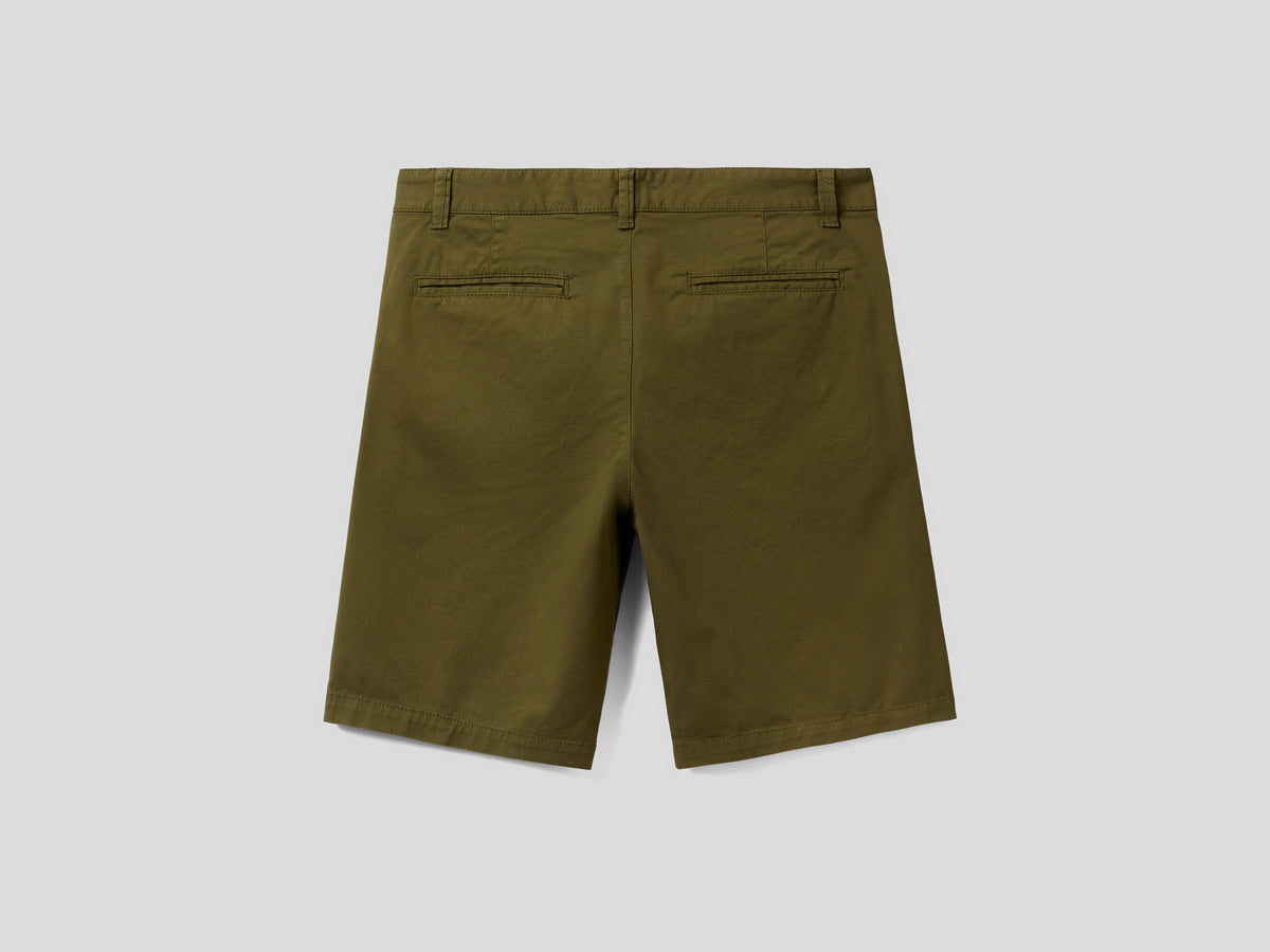 Bermuda chino in cotone stretch