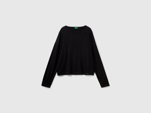 T-shirt in misto viscosa stretch