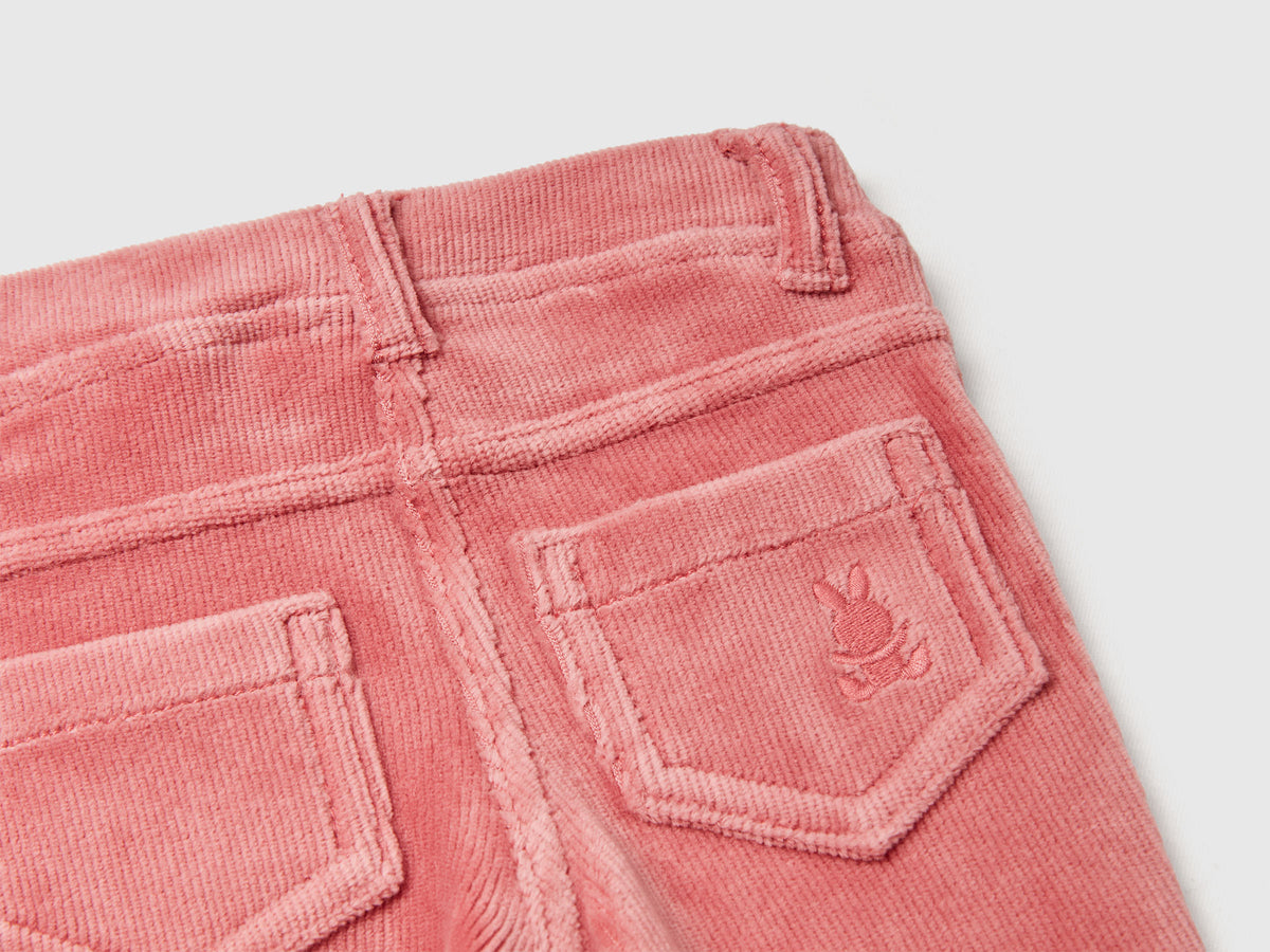Pantaloni in ciniglia stretch
