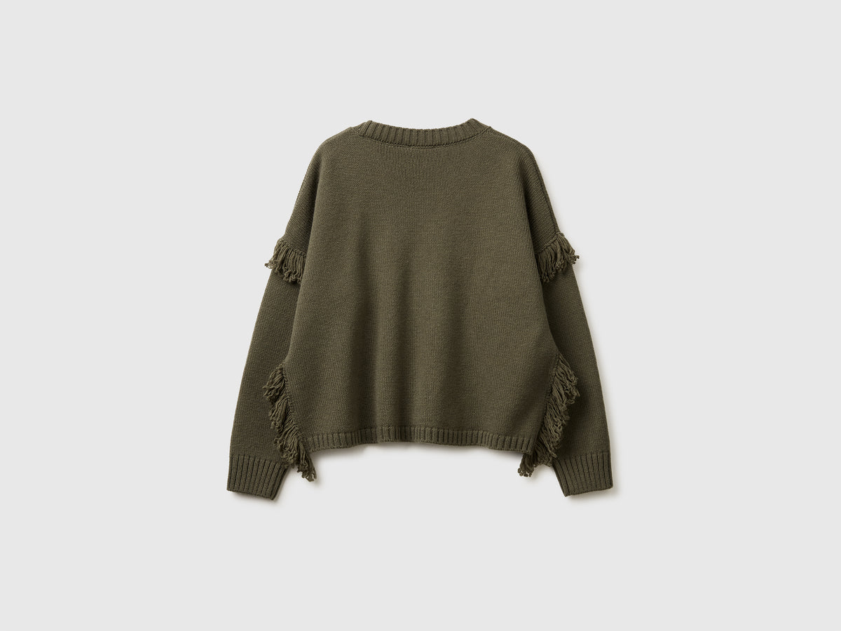 Maglione con frange