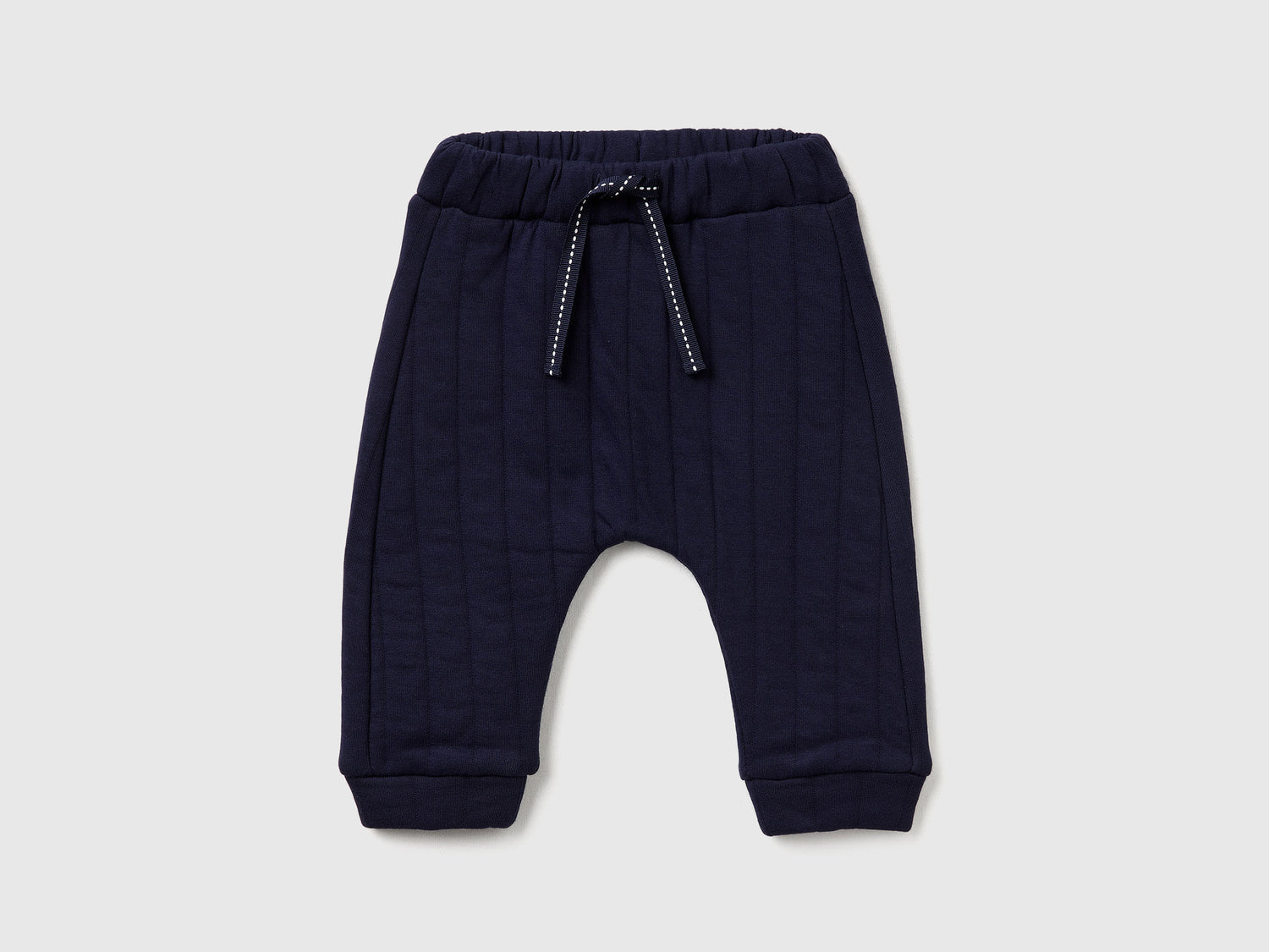 Pantaloni con imbottitura leggera da neonato blu scuro | Benetton Outlet