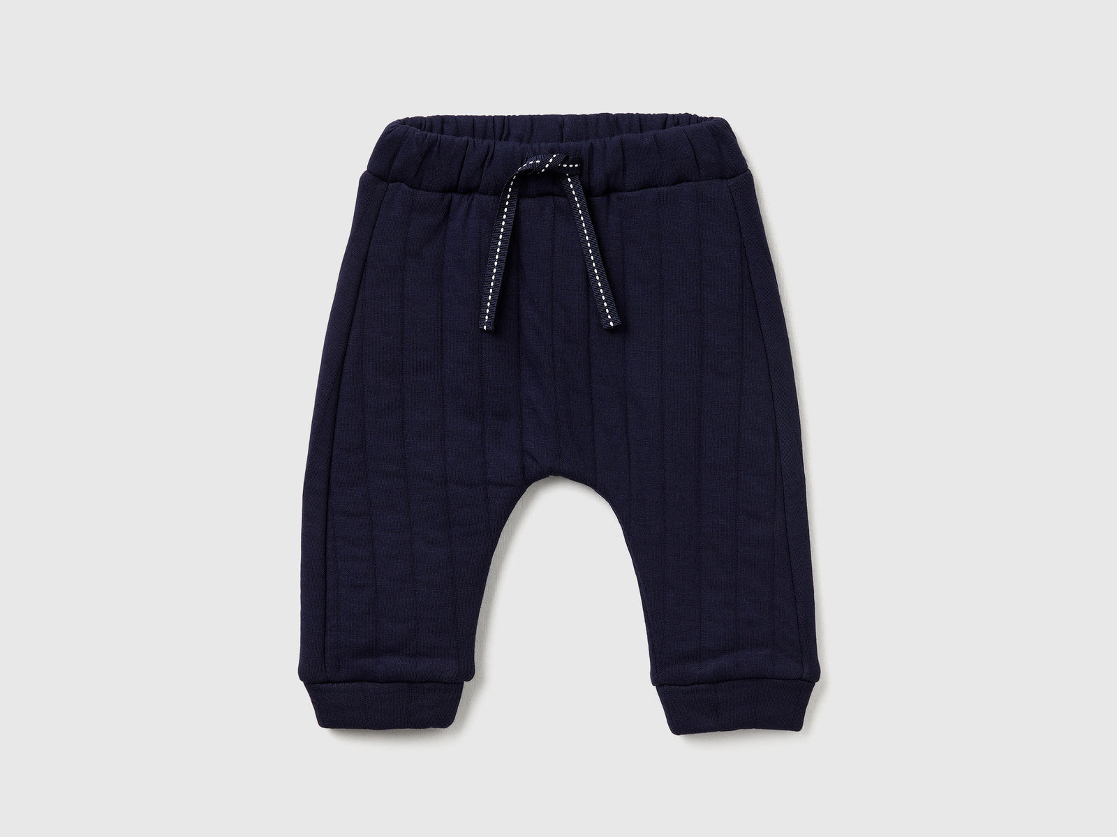 Pantaloni con imbottitura leggera da neonato blu scuro | Benetton Outlet