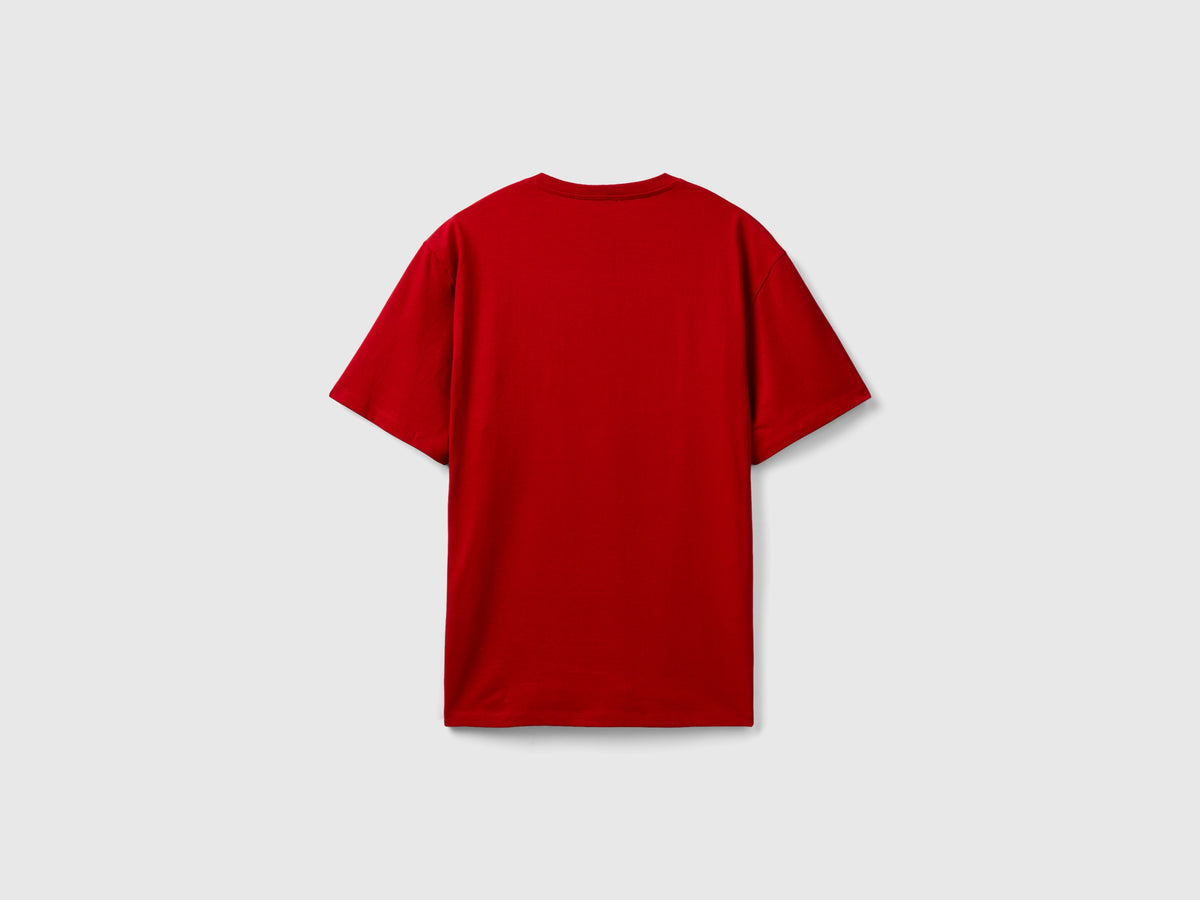 T-shirt con stampa slogan
