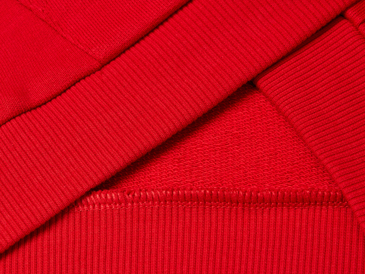 Felpa in cotone con logo