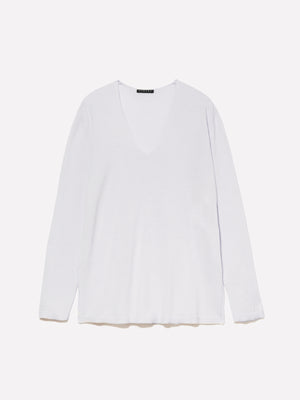 Maglia over fit con scollo profondo