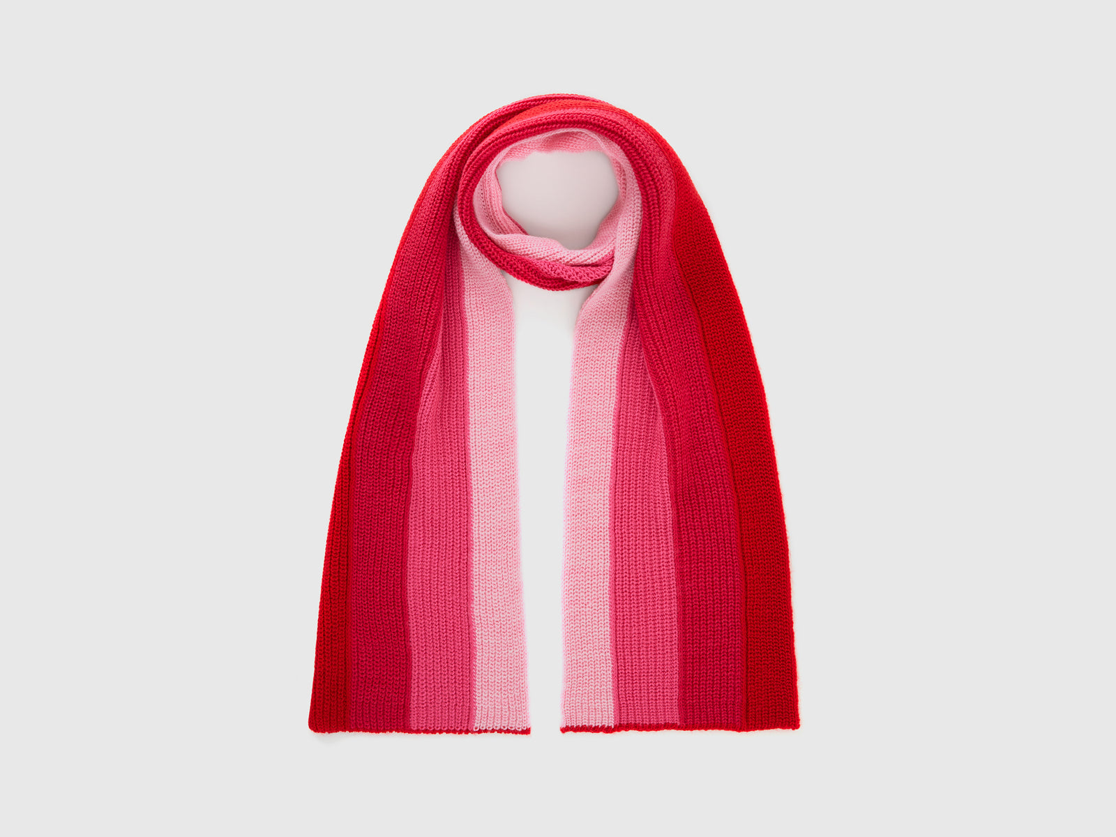 Sciarpa in misto lana con intarsi da bambino multi-color | Benetton Outlet