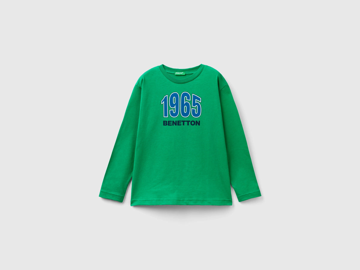 T-shirt manica lunga in cotone bio