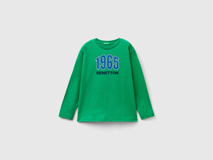T-shirt manica lunga in cotone bio