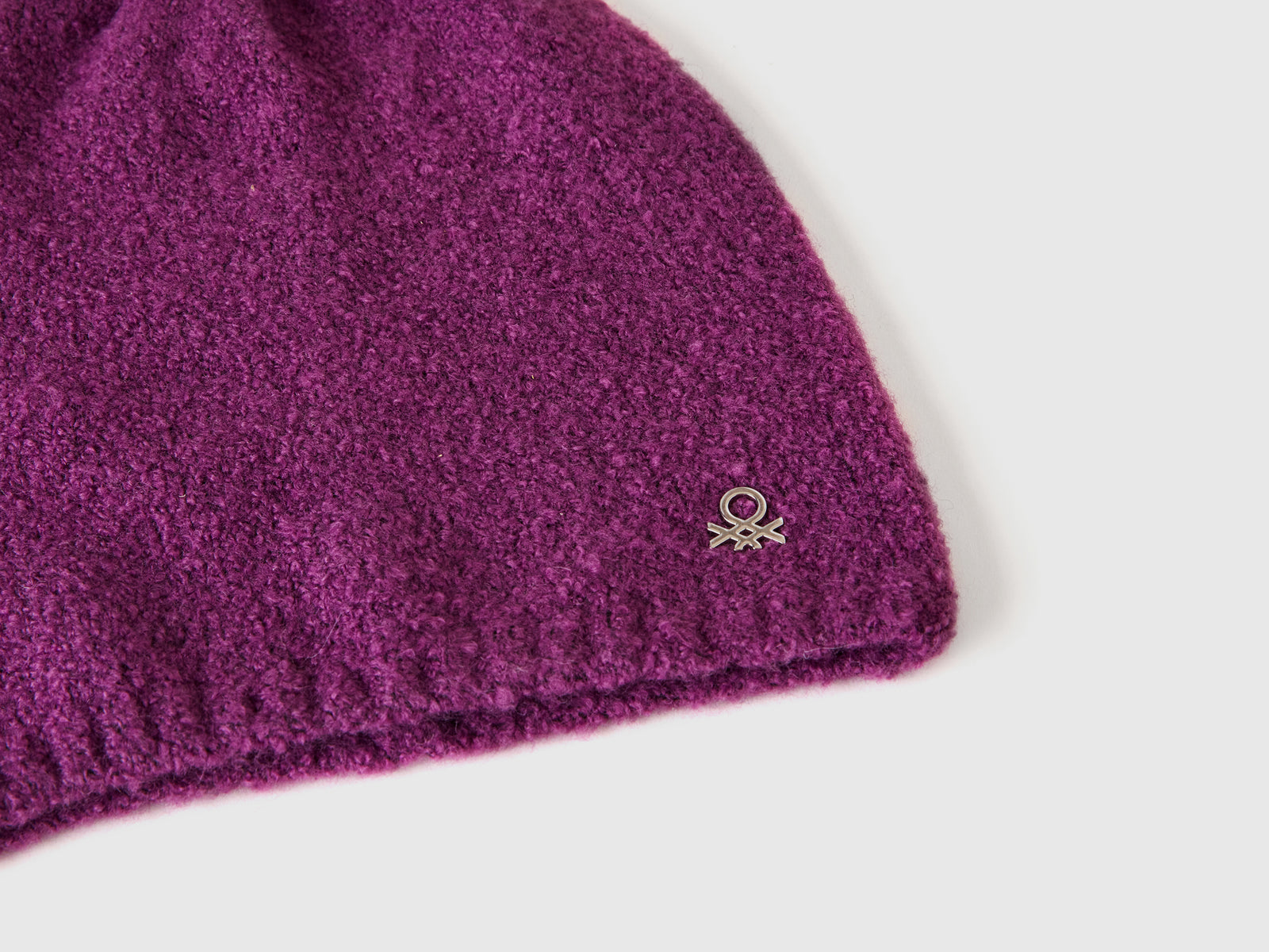 Cappello in misto lana da bambina malva 3 | Benetton Outlet