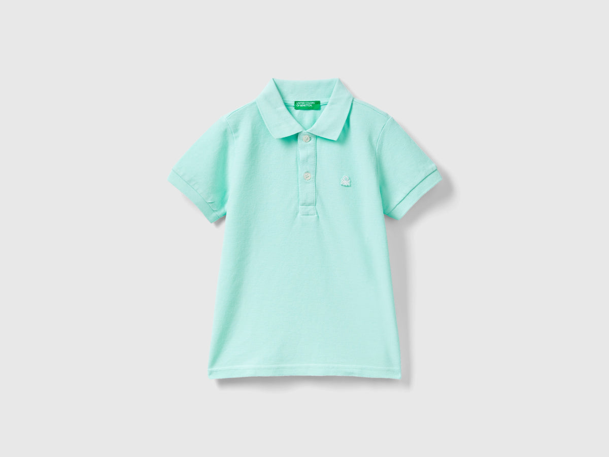 Polo manica corta in cotone biologico
