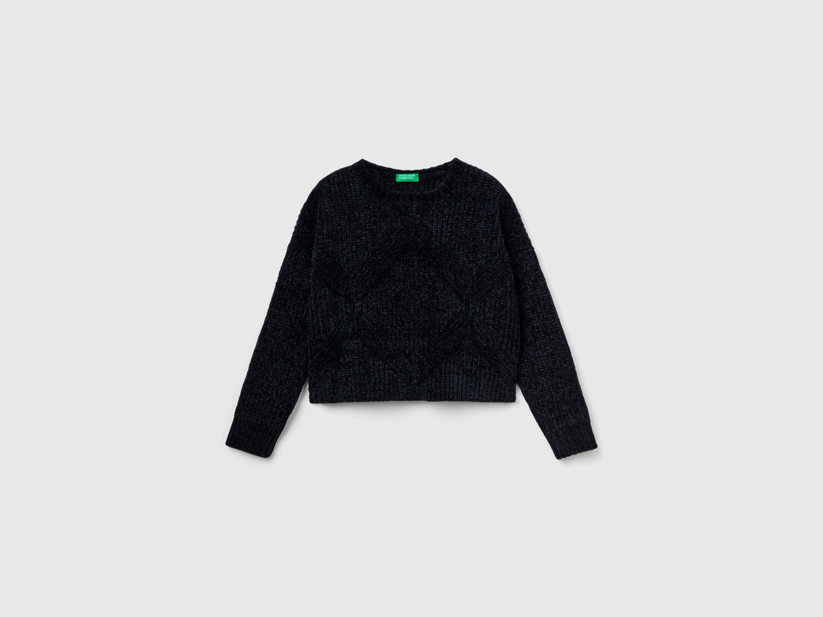 Maglia boxy fit in ciniglia