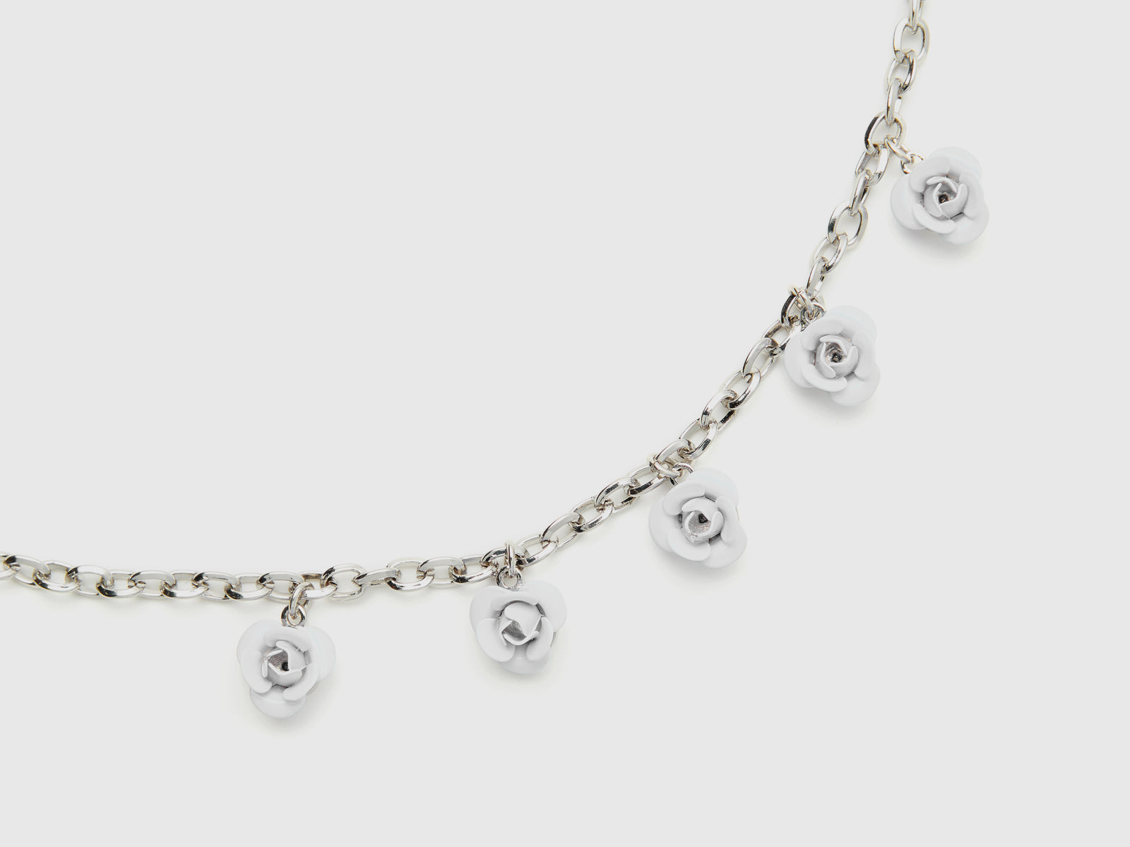 Bracciale con rose da donna bianco panna 2 | Benetton Outlet
