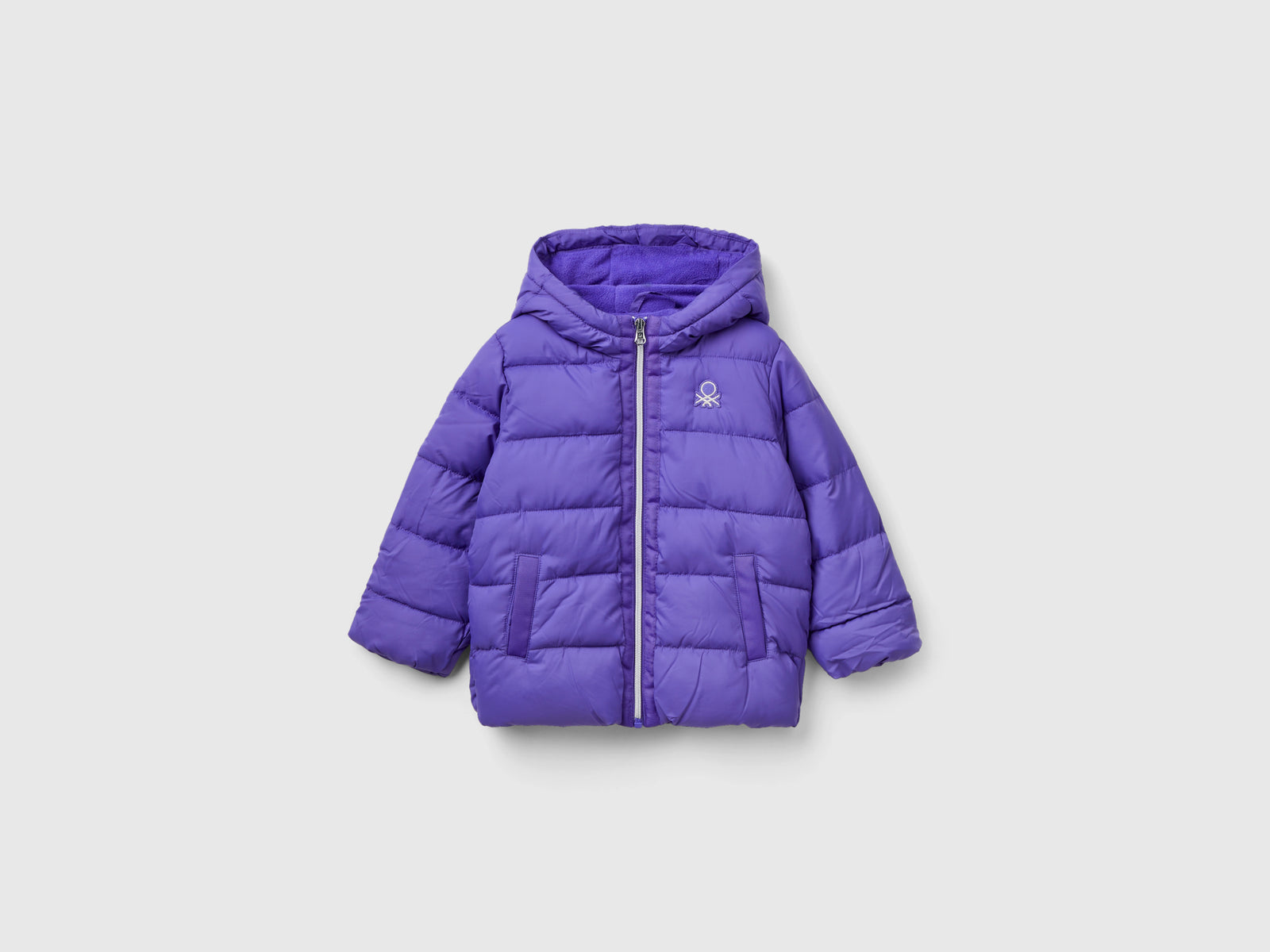Giubbino imbottito "Rain Defender" da bimba viola | Benetton Outlet