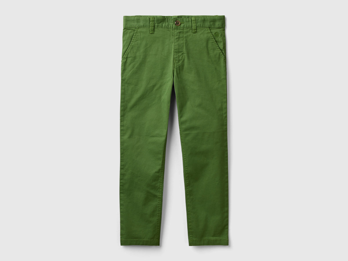 Chino slim fit in cotone stretch
