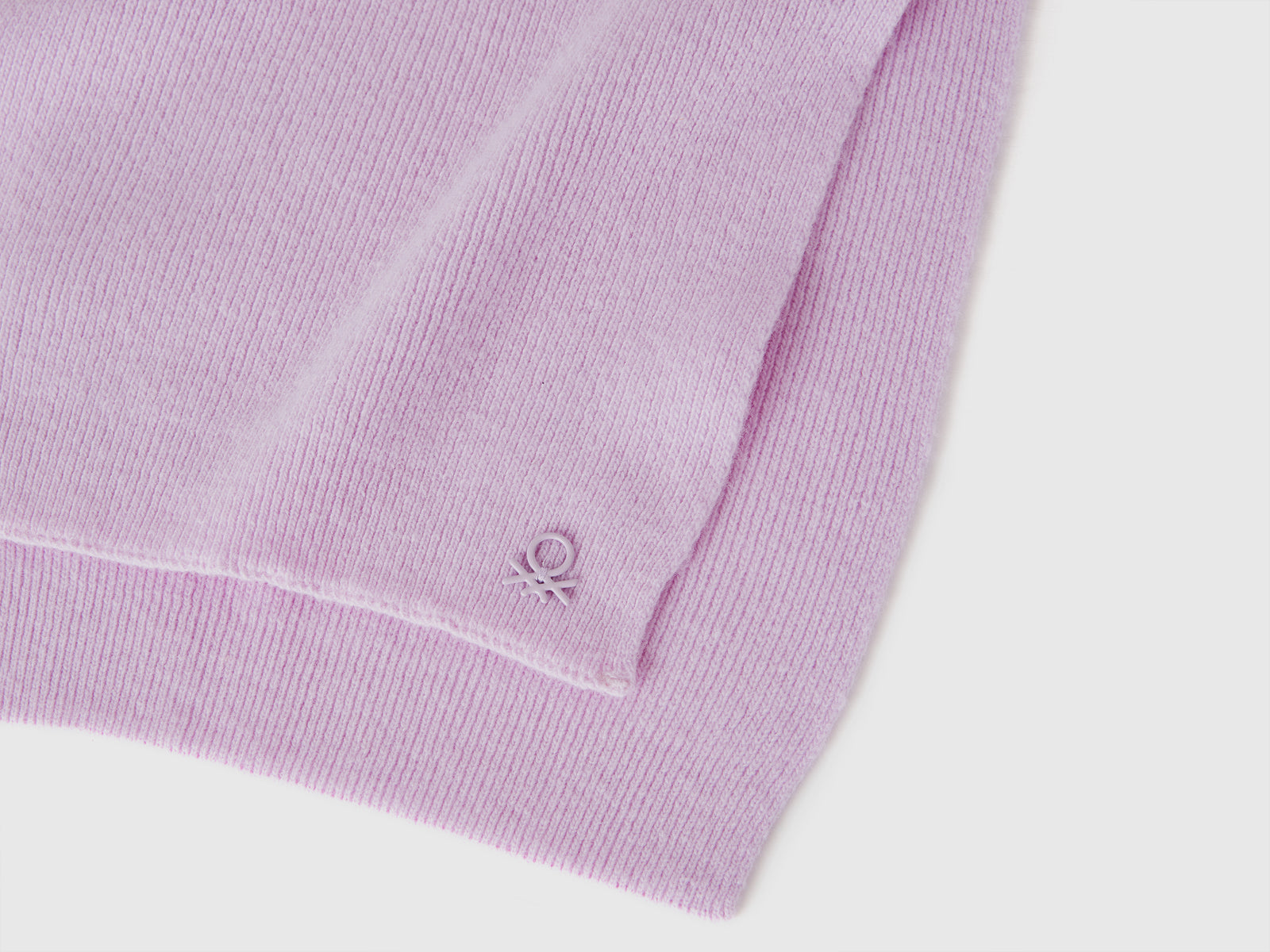 Sciarpa in misto lana da bambino lilla 3 | Benetton Outlet