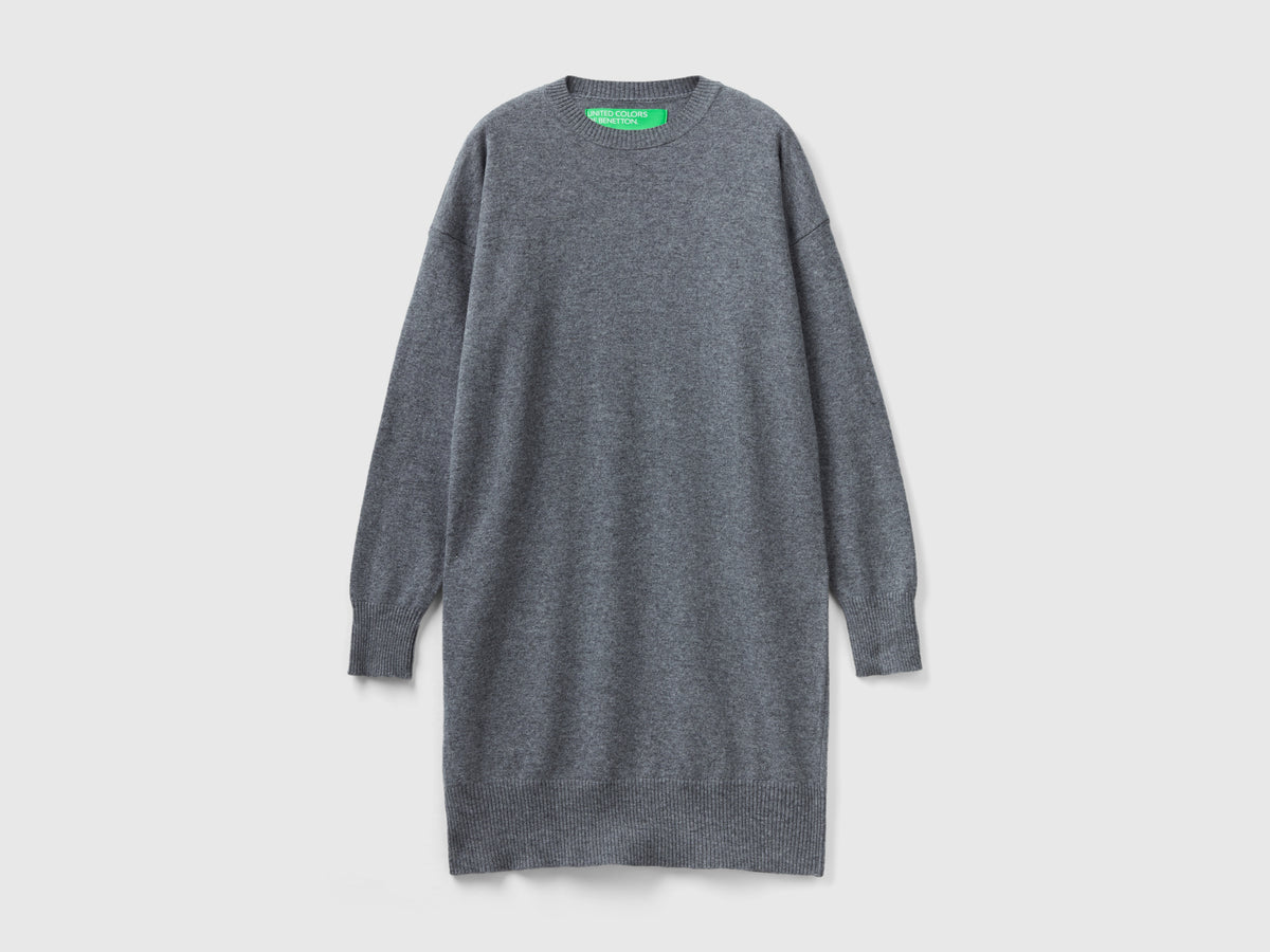 Vestito girocollo in maglia