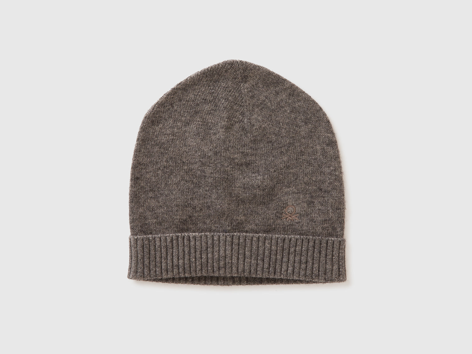 Cappello in misto cashmere da donna grigio scuro | Benetton Outlet