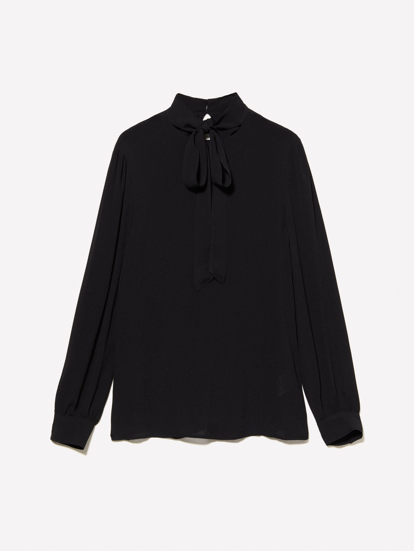 Blusa con fusciacca da donna nero | Sisley Outlet