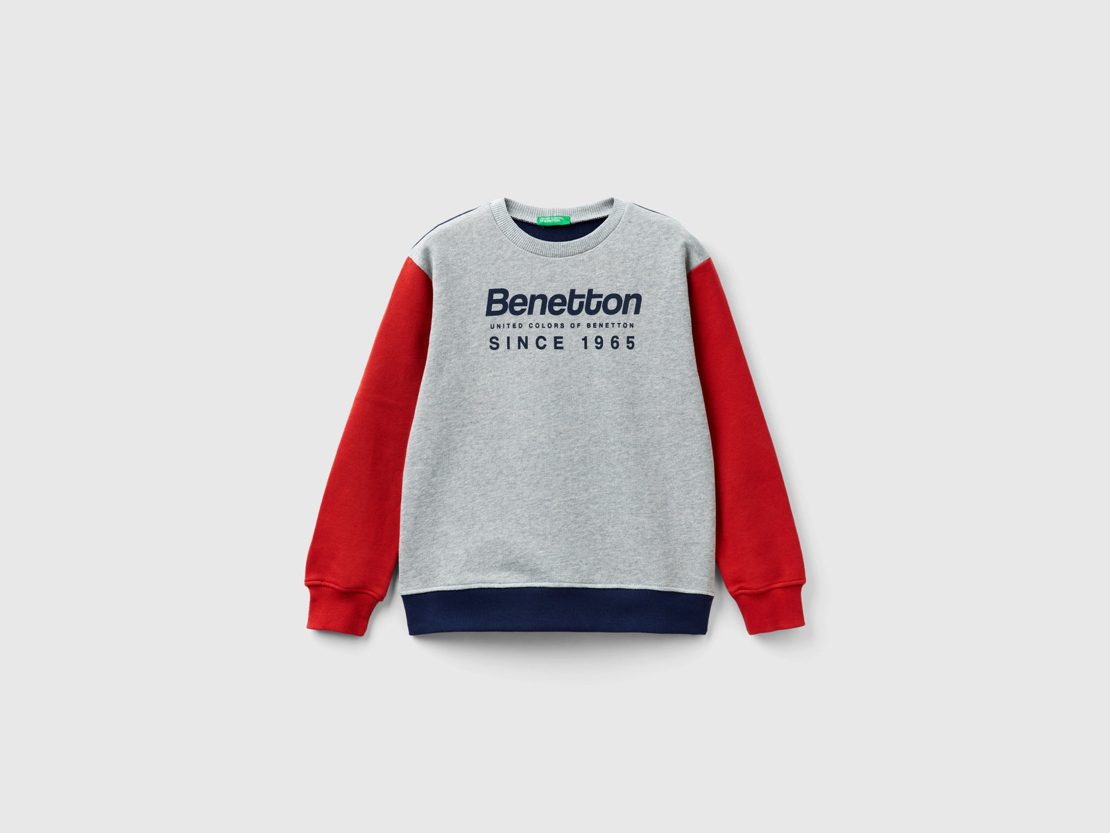 Felpa con stampa logo da bambino multi-color | Benetton Outlet