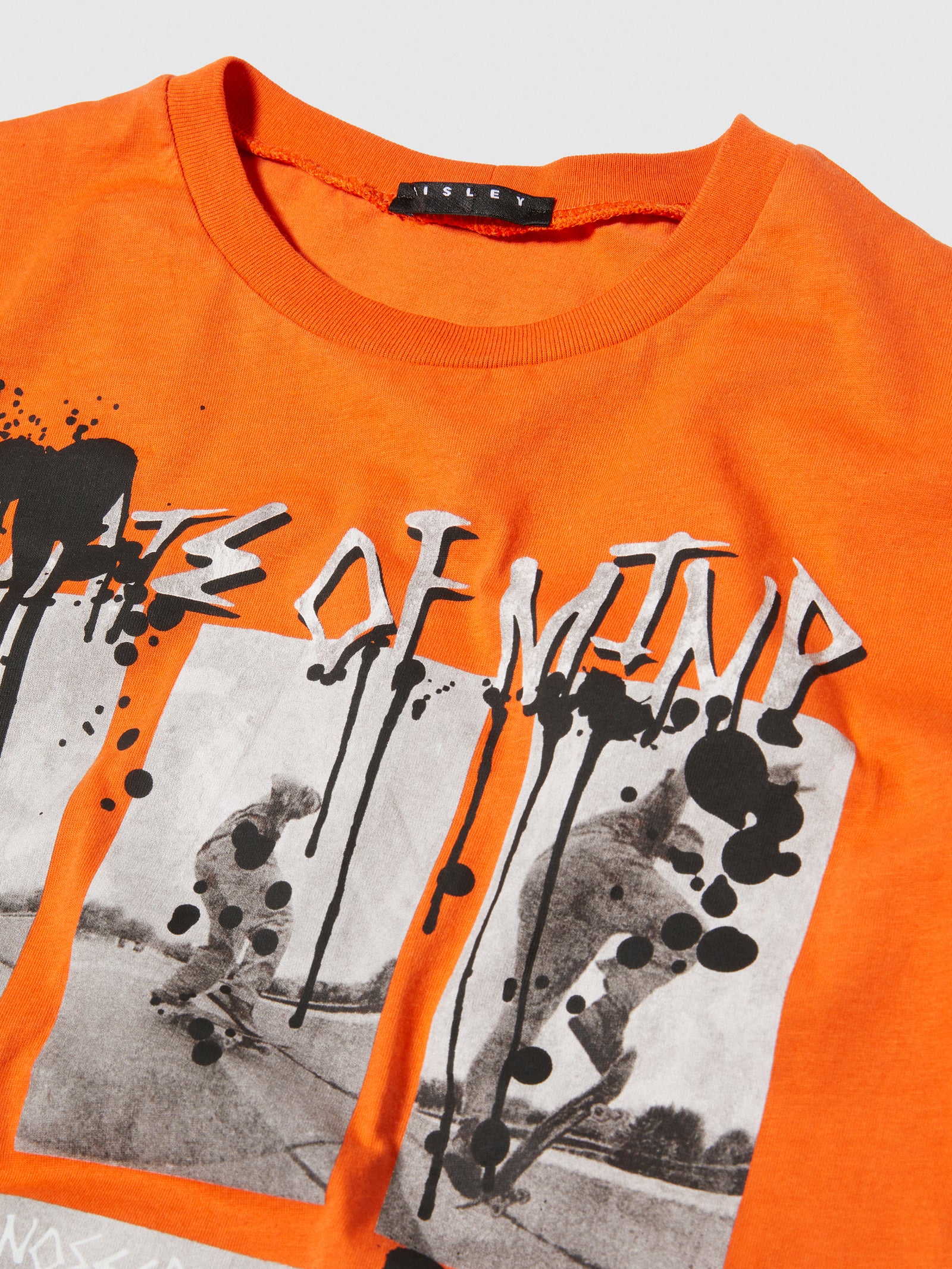 T-shirt con stampa da bambino arancione 2 | Sisley young Outlet