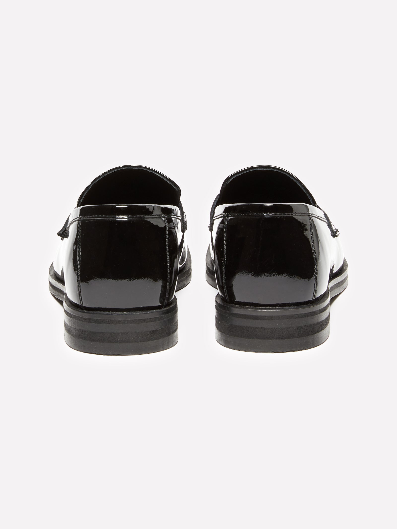 Mocassini 100% pelle verniciata da donna nero 2 | Sisley Outlet