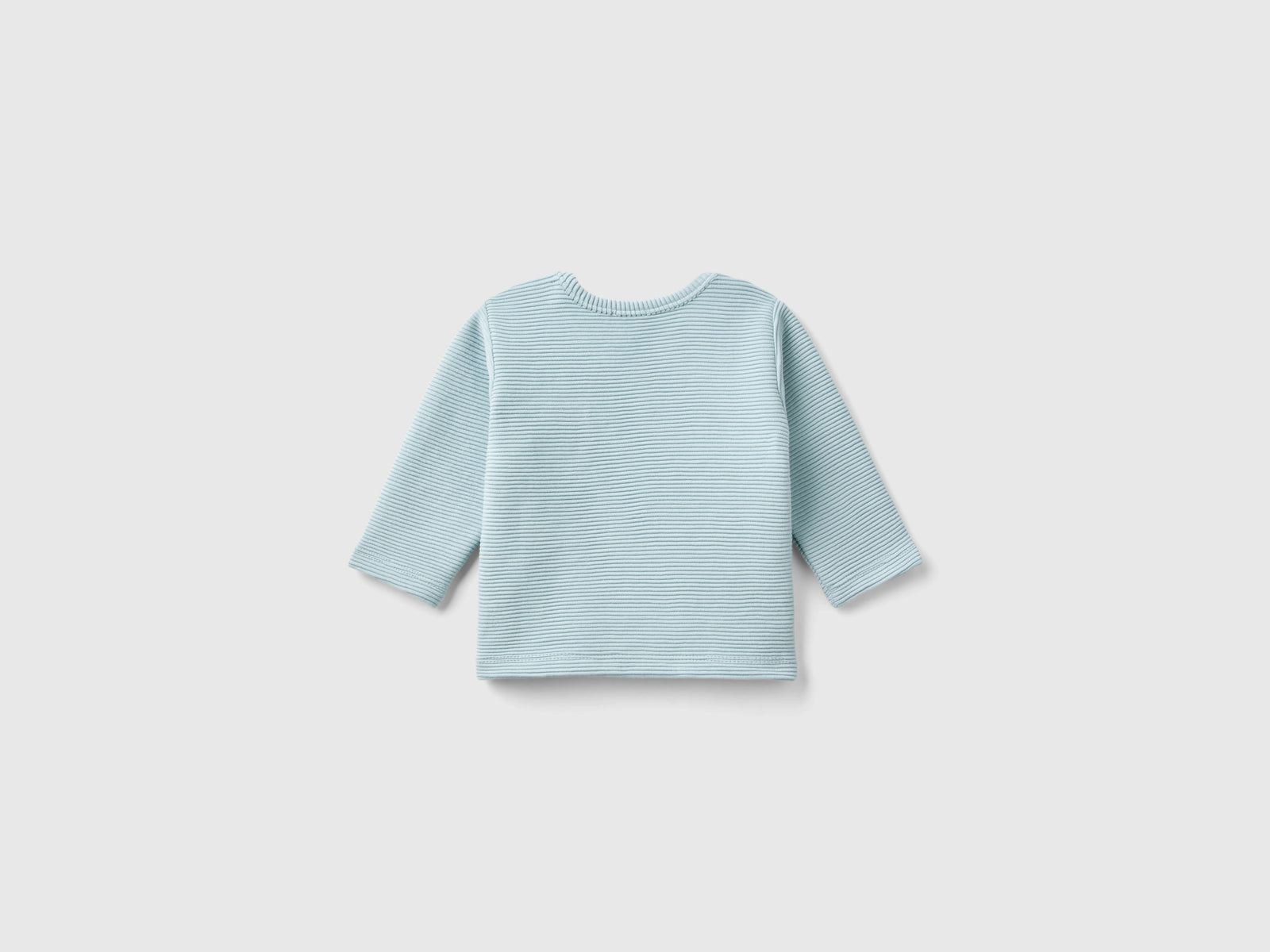 Calda maglietta con taschino da neonato verde acqua 2 | Benetton Outlet