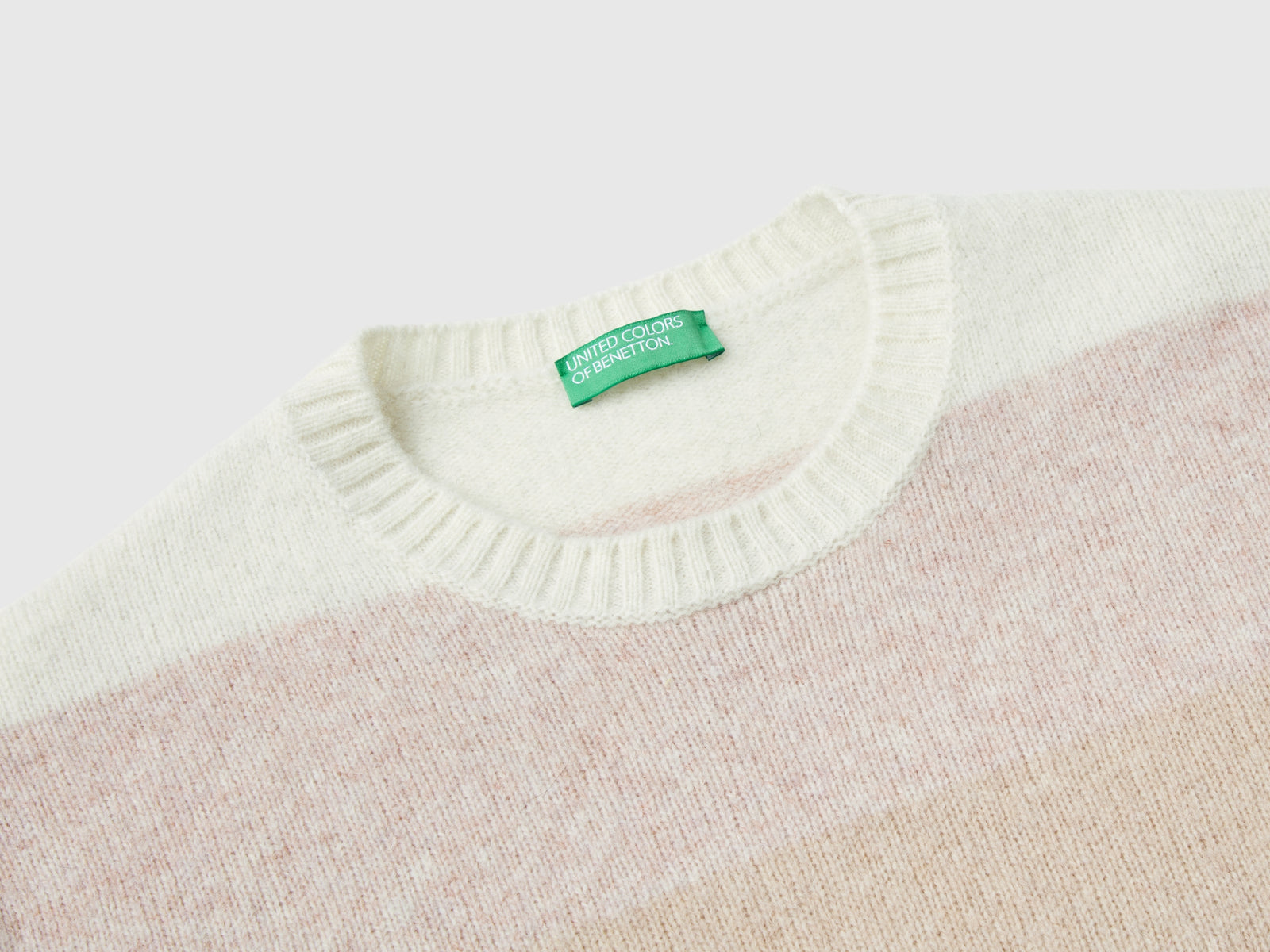 Maglia a righe in pura lana Shetland da uomo multi-color 3 | Benetton Outlet