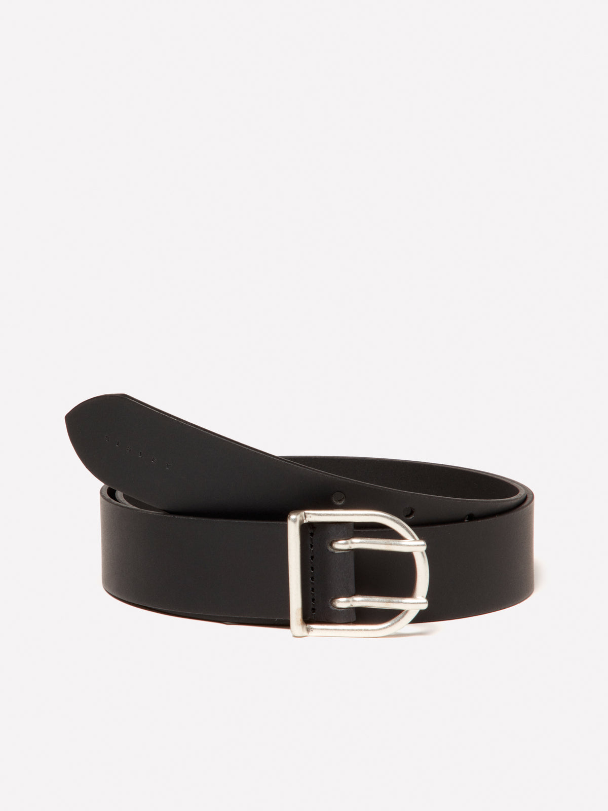 Cintura 100% pelle con fibbia metallica