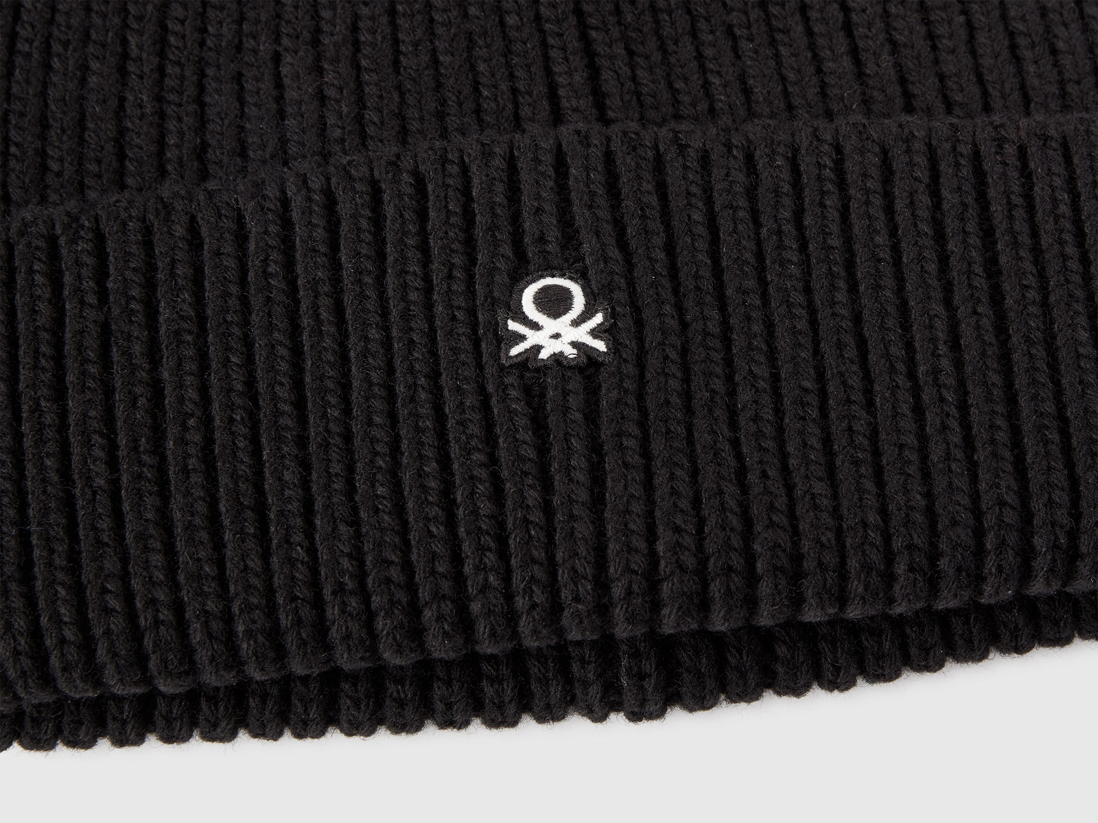 Cappello in misto lana da uomo nero 3 | Benetton Outlet
