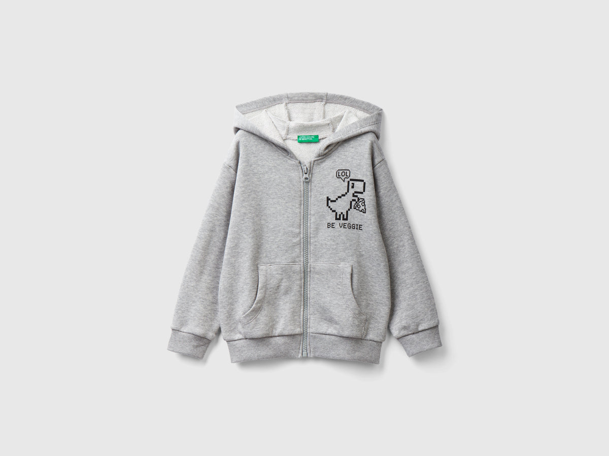 Felpa con cappuccio regular fit