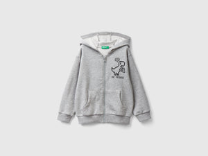 Felpa con cappuccio regular fit