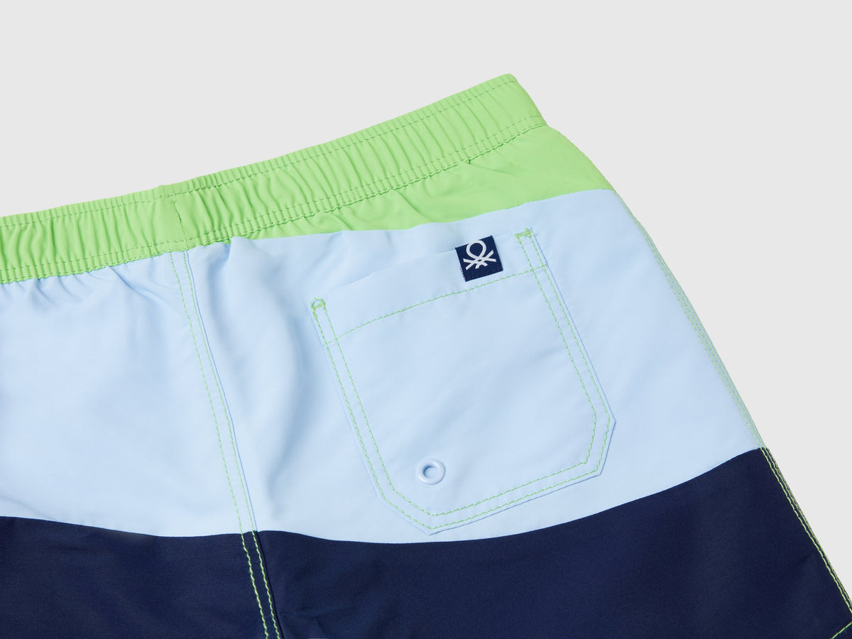 Costume boxer con motivo onde
