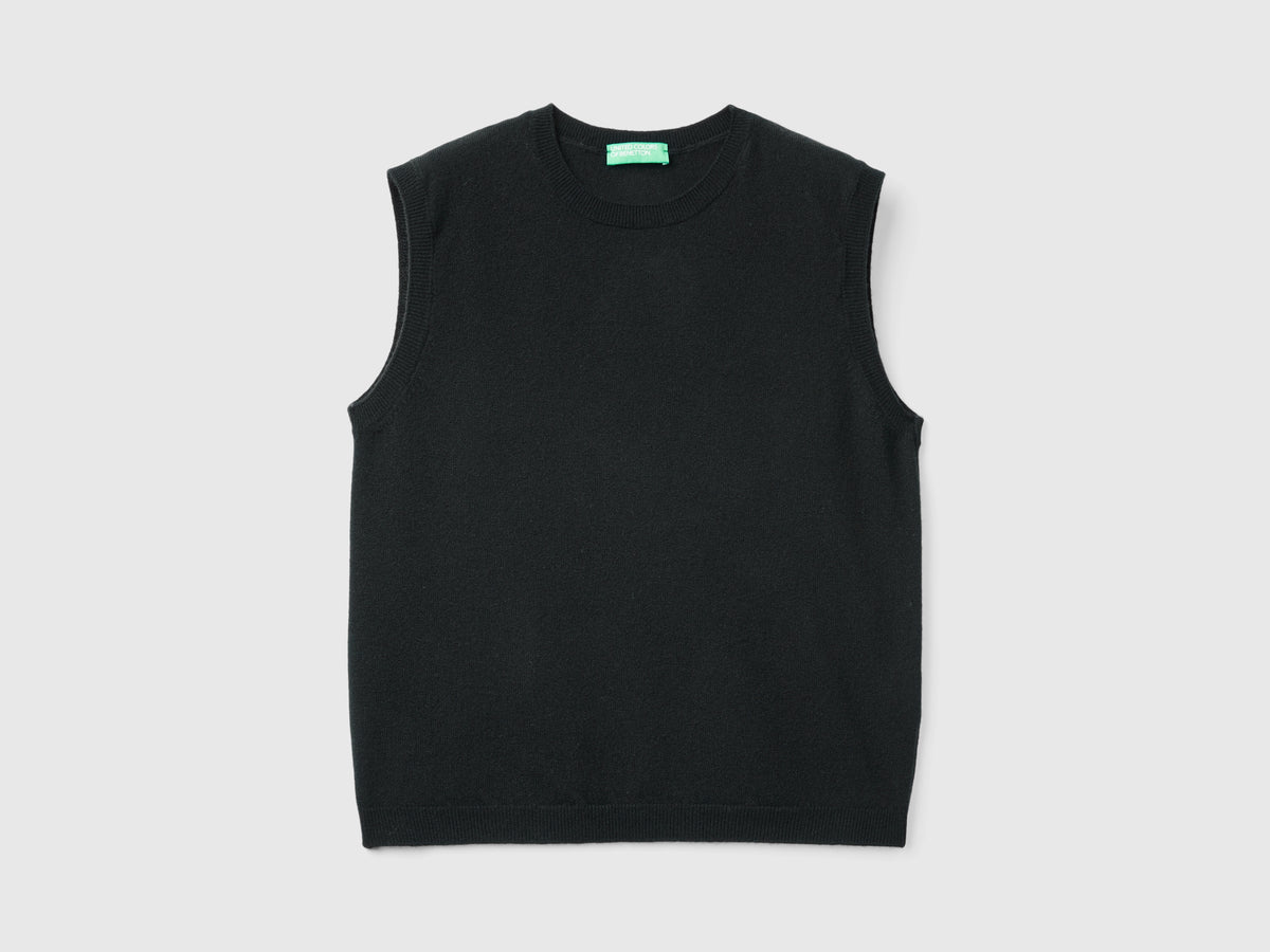 Gilet in pura lana Merino