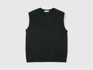 Gilet in pura lana Merino