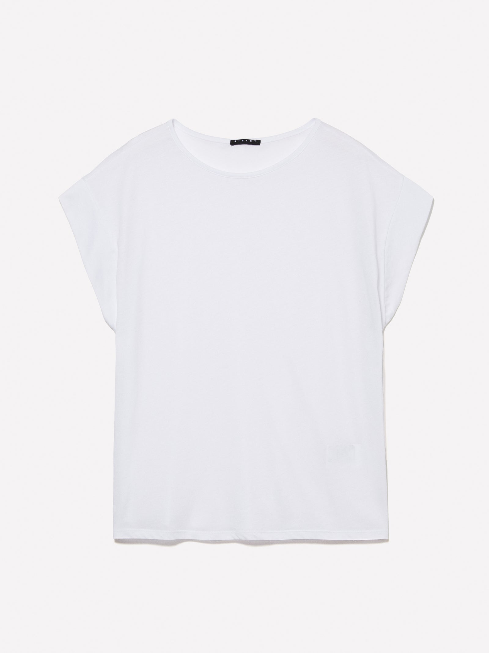 T-shirt con maniche a kimono da donna bianco | Sisley Outlet