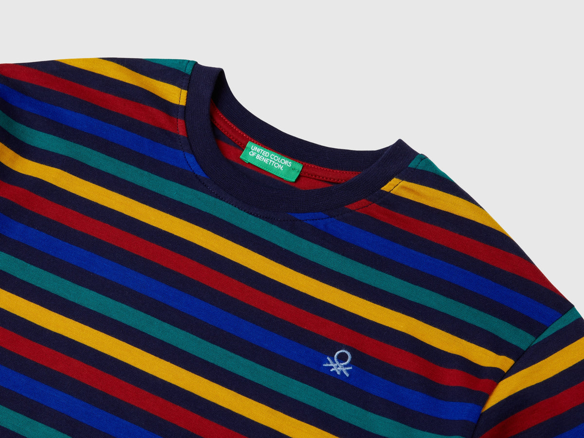 T-shirt a righe 100% cotone