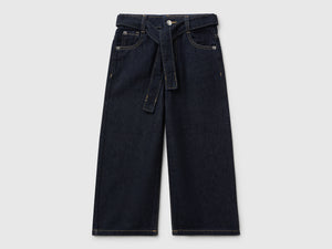 Jeans wide fit con fusciacca