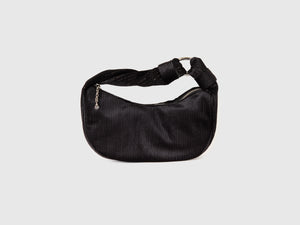 Borsa hobo in velluto con lurex