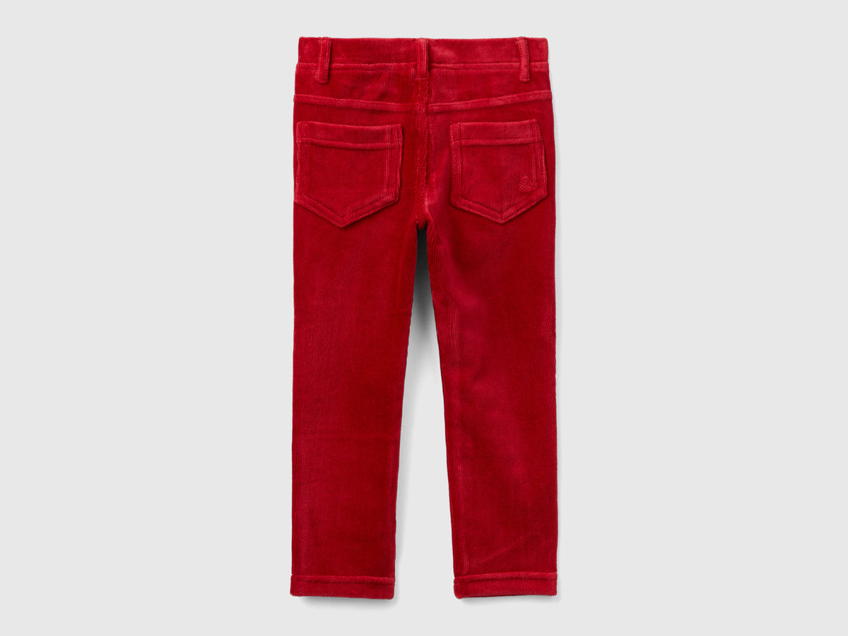 Pantaloni in ciniglia a costine