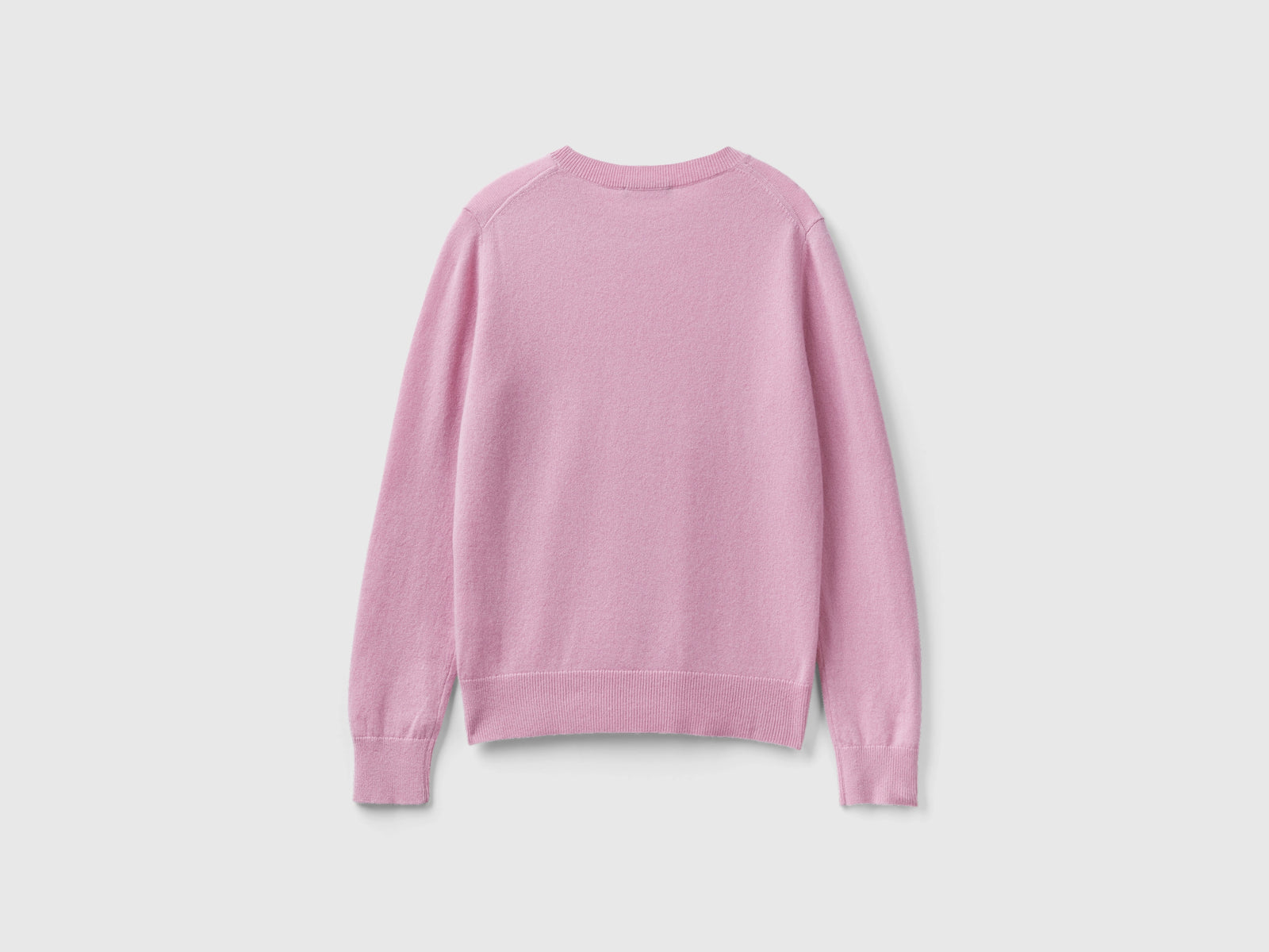 Maglioncino in puro cashmere da donna rosa 2 | Benetton Outlet
