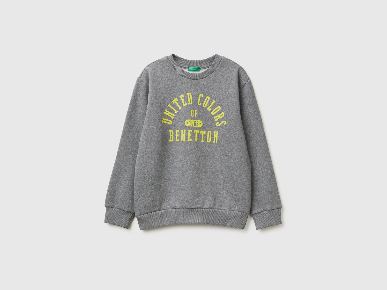 Calda felpa con logo da bambino grigio scuro | Benetton Outlet