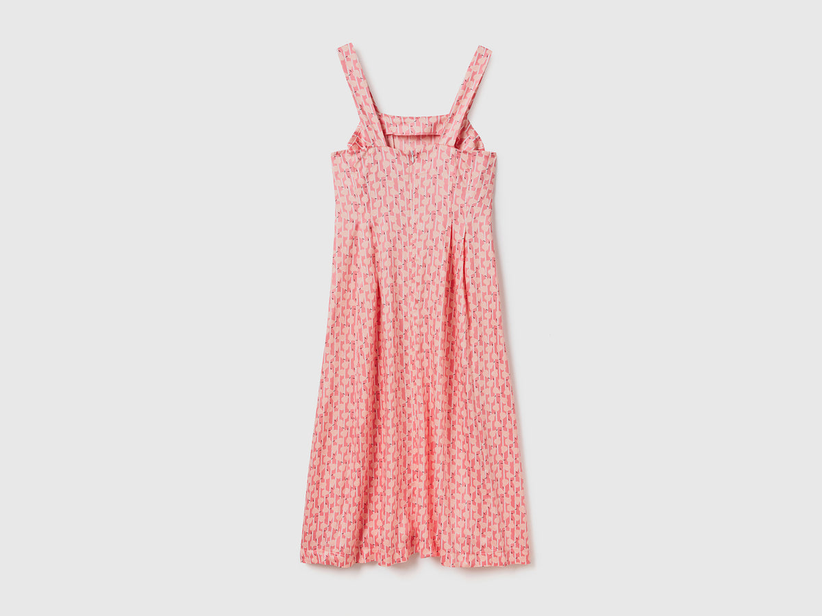 Vestito fluido con stampa