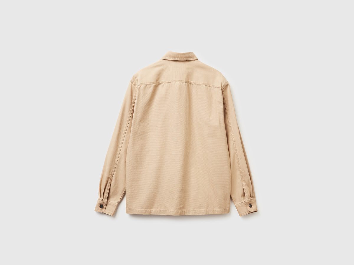 Overshirt in puro cotone