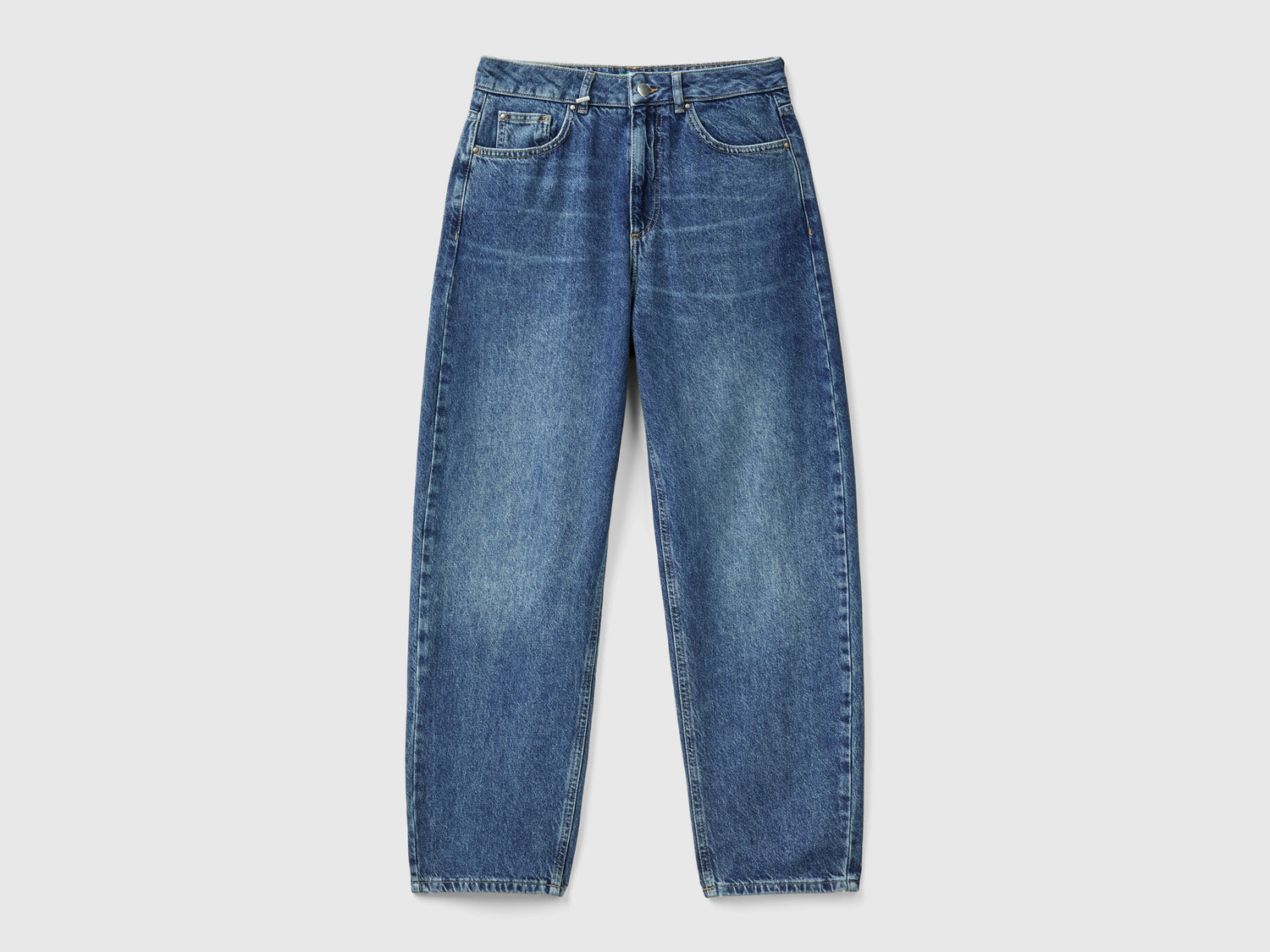 Jeans balloon fit da donna blu | Benetton Outlet