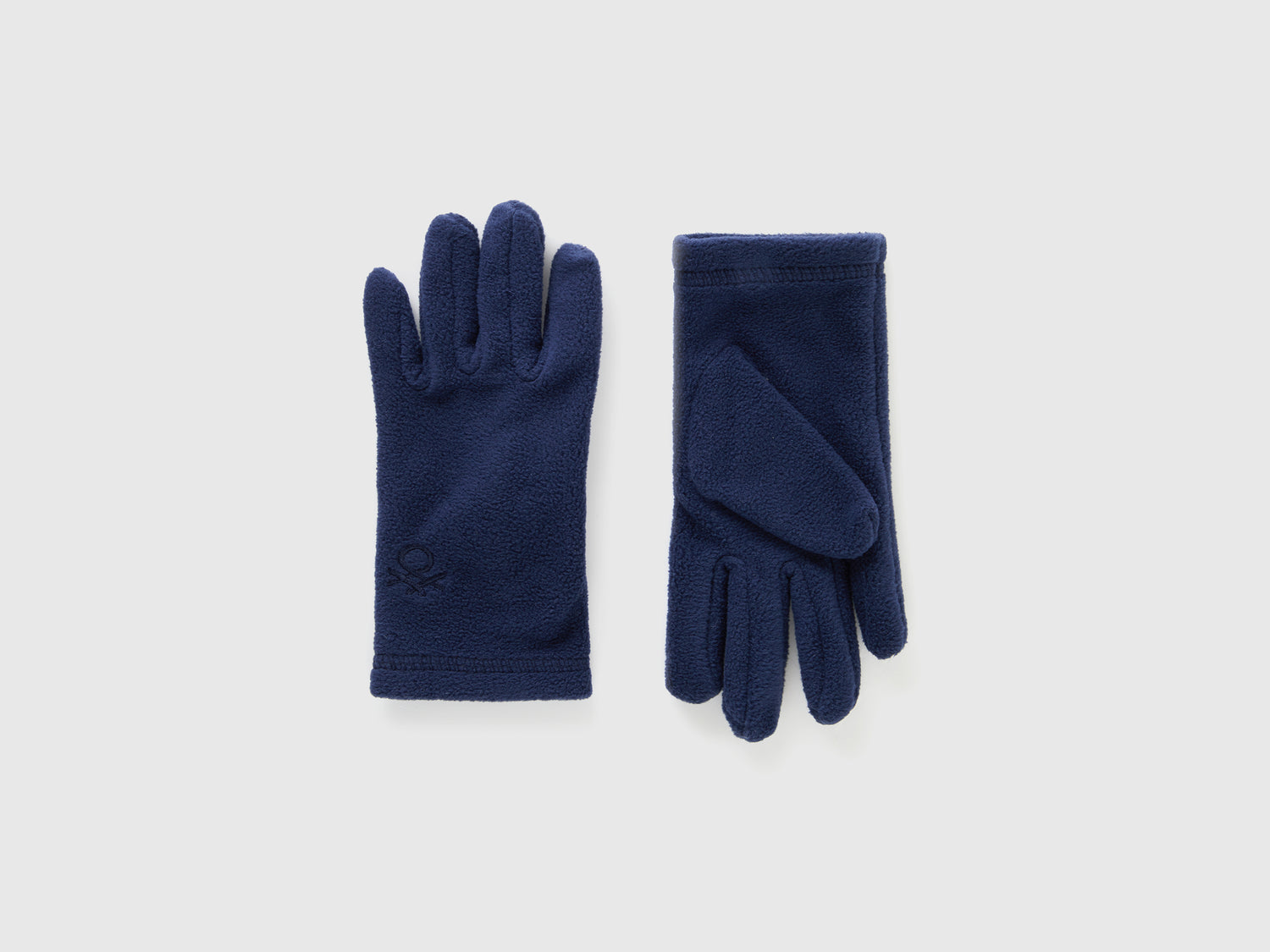 Guanti in pile da bambino blu scuro | Benetton Outlet